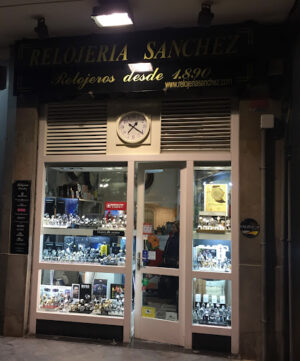 Relojería Sánchez.