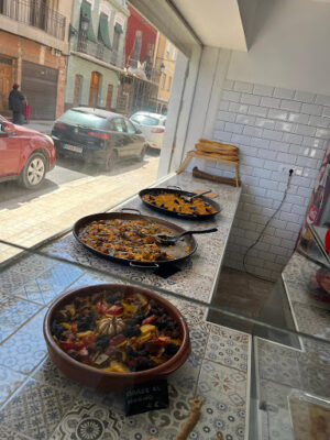 A PONENT comidas para llevar.