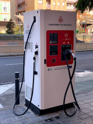 Estación de carga de vehículos eléctricos